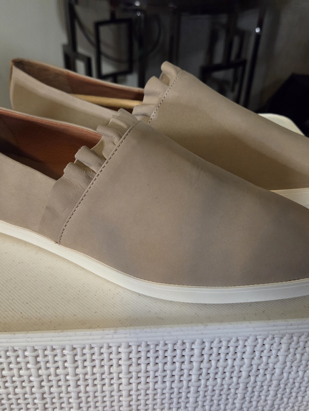 Womens Soft Taupe Loafers size 9